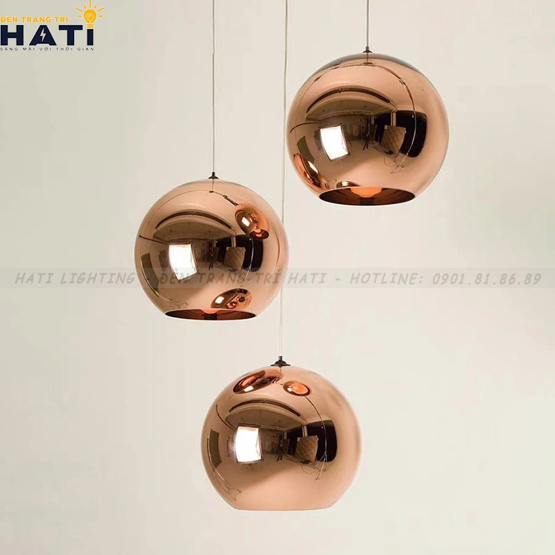 đèn thả cầu thuỷ tinh