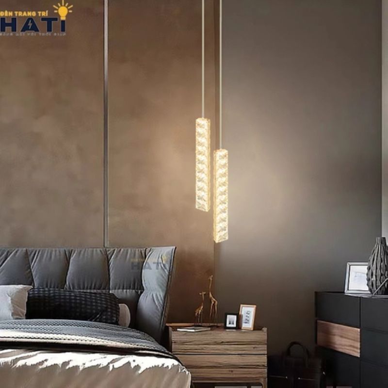 Đèn thả đơn pha lê