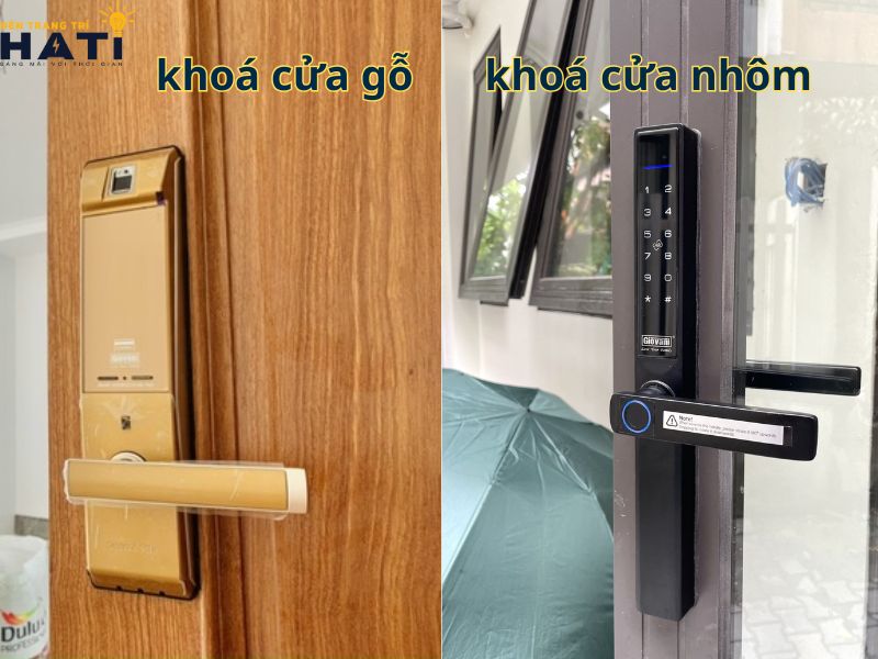 Trước khi tiến hành lắp đặt khóa cửa điện tử, bạn cần xác định chính xác loại cửa hiện tại
