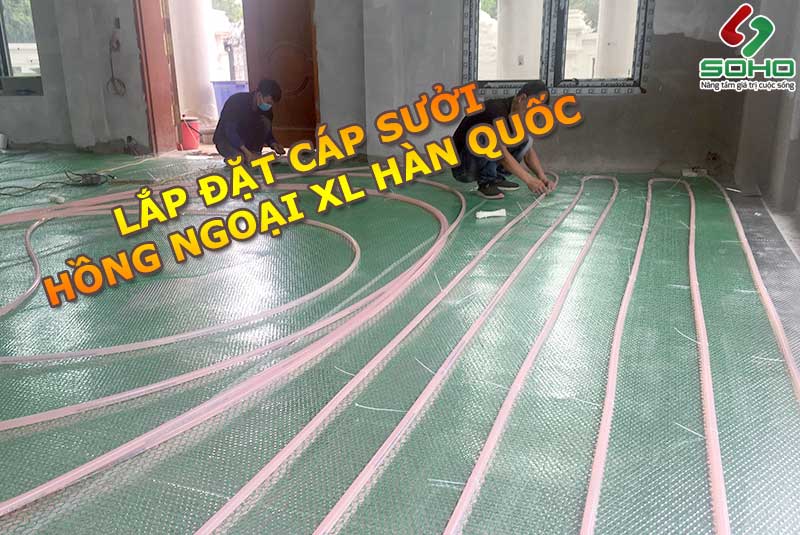 Thi Công Hệ Thống Sưởi Sàn Nhà Tắm Với Cáp Sưởi Hồng Ngoại