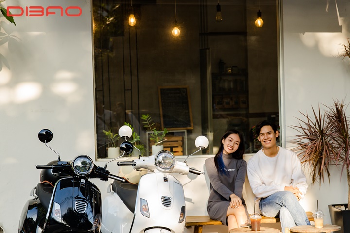 Xe máy 50cc của thương hiệu Dibao bền bỉ, khỏe khoắn, năng động