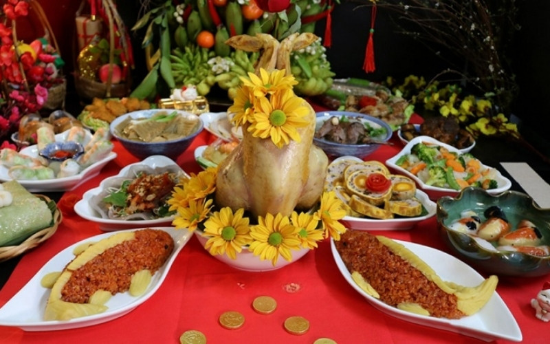 mâm lễ vật cúng xe rằm tháng 7