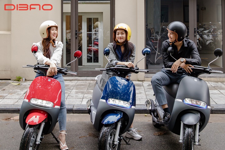 Cốp xe Dibao Gofast rộng rãi, thoáng đãng phù hợp với các bạn học sinh, sinh viên