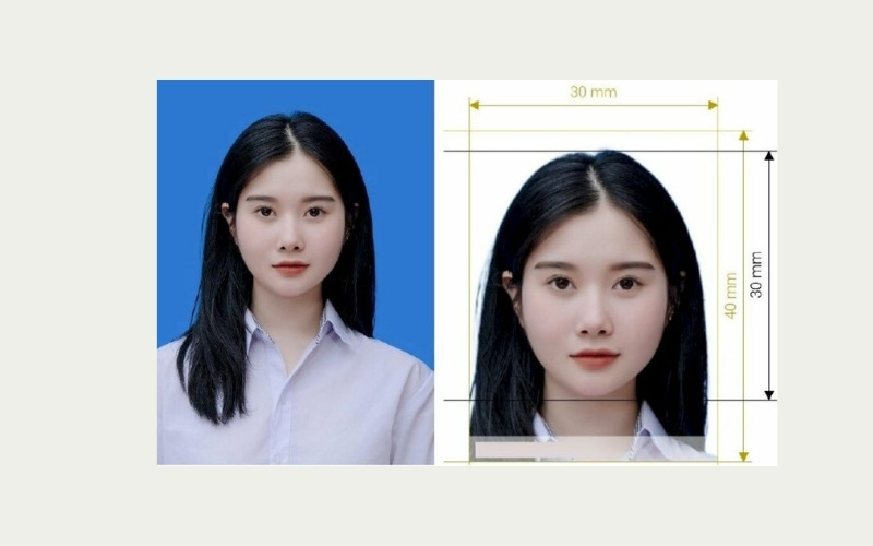 quy định chụp ảnh bằng lái xe