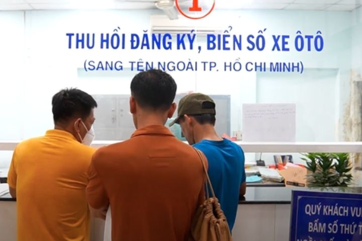 thủ tục thu hồi biển số xe