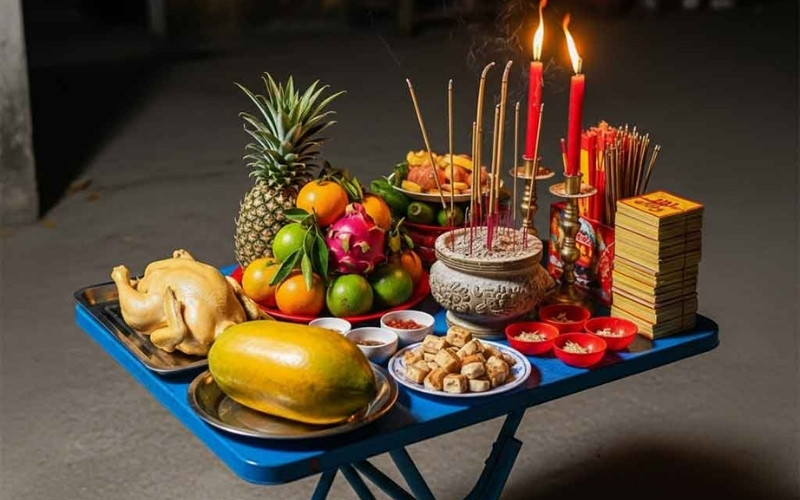 văn khấn cúng xe đêm giao thừa