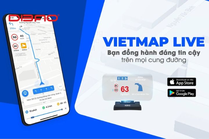 Ứng dụng Vietmap Live