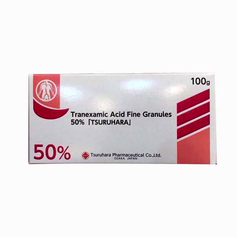 Bột trị nám trắng da Tranexamic Acid 50% Tsuruhara 100g