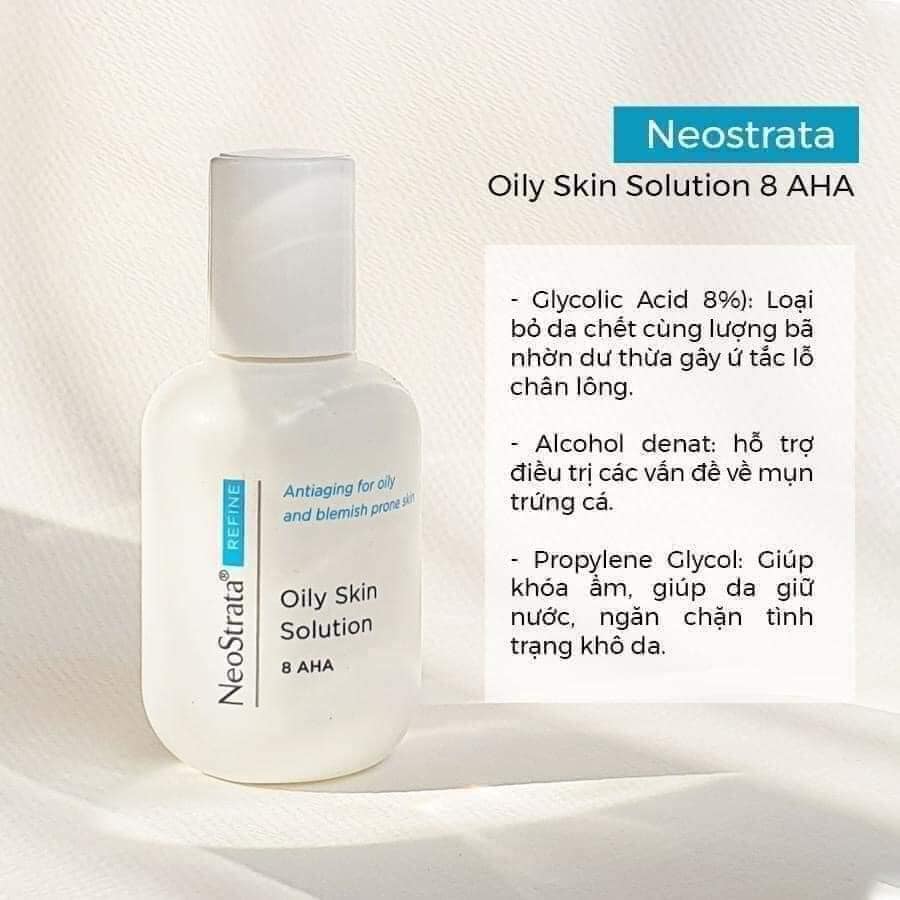 Loại da phù hợp NeoStrata 8aha Oily Skin Solution