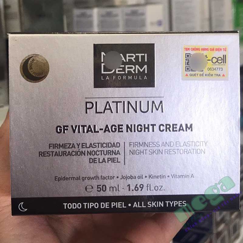 Martiderm GF Vital AGe Night Cream With 1% Retinol