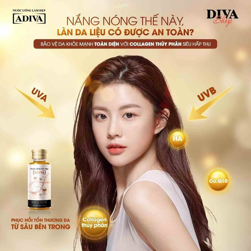 nước uống đẹp da adiva giá bao nhiêu