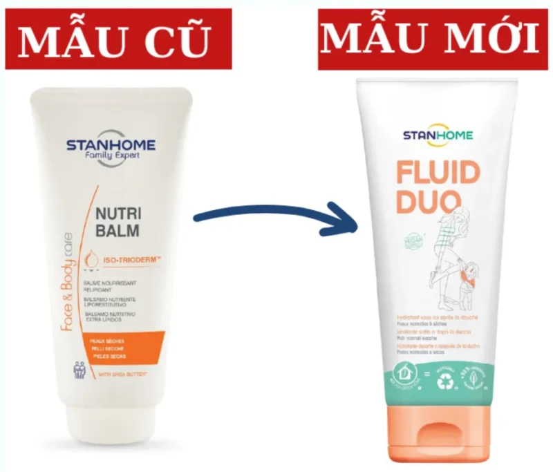 utri Balm đã đổi sang mẫu mới là Fluid Duo