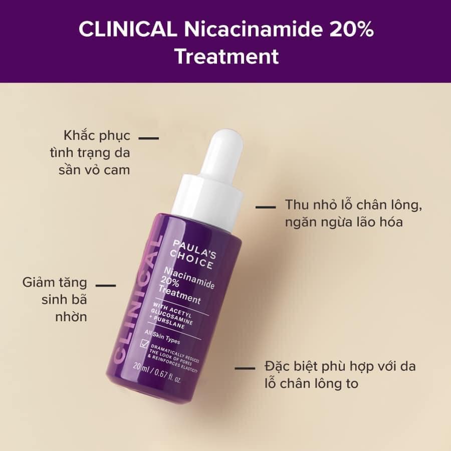 paula's choice clinical niacinamide 20% co tot khong