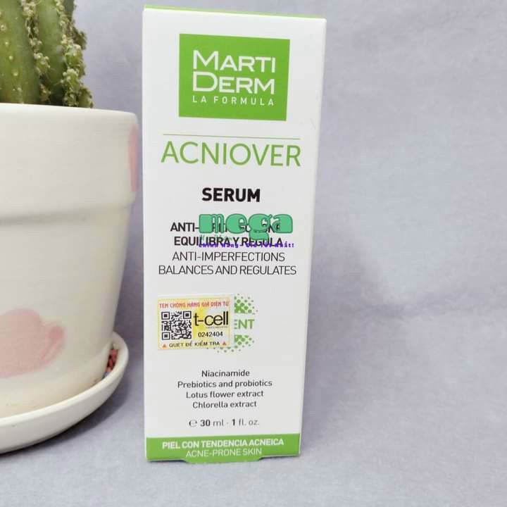 Tinh chất giảm mụn & kiểm soát nhờn - MartiDerm Acniover Serum (30ml)