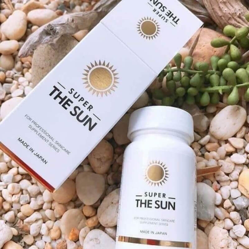 viên uống trắng da super the sun 3