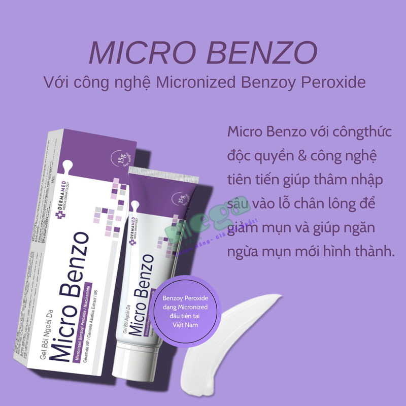 Gel trị mụn Micro Benzo