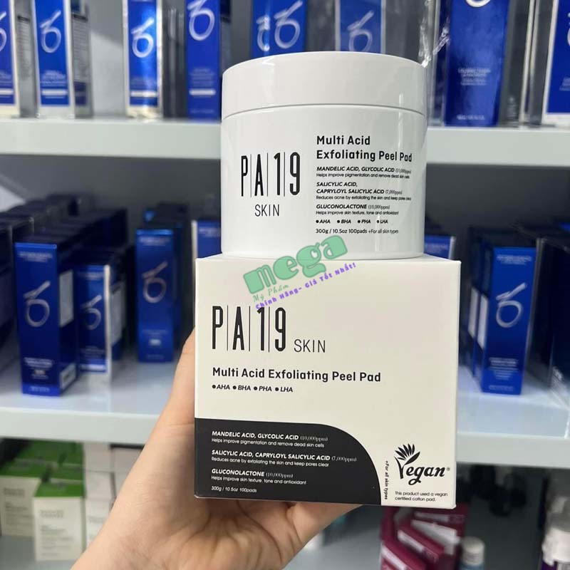 Pad tẩy da chết PA19 Skin