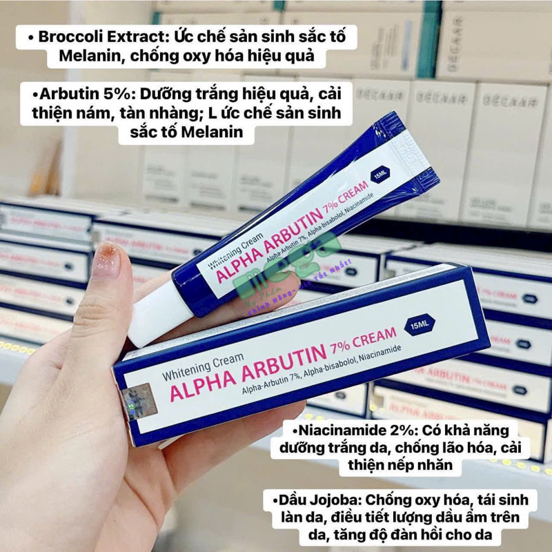 Kem Nám Trắng Da Whitening Cream Alpha Arbutin 7%