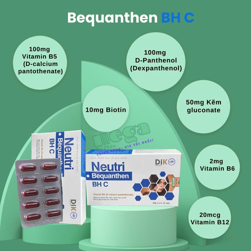 Thực phẩm bảo vệ sức khỏe Bequanthen BH C