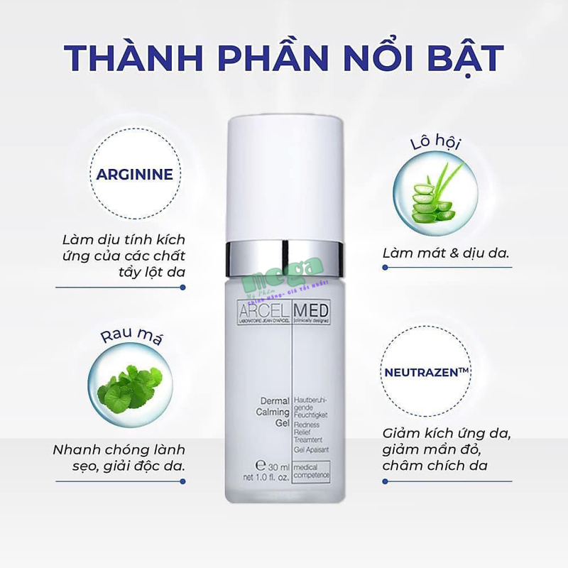 Jean D’Arcel Dermal Calming Gel 30ml