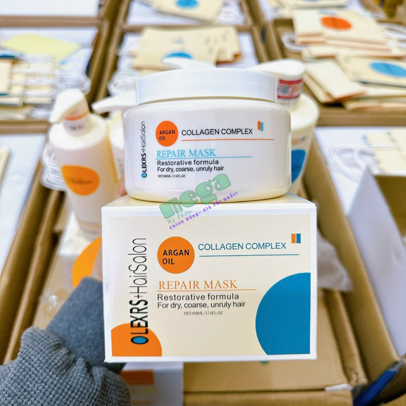 Olexrs Hair Salon Argan Oil Collagen Complex Repair Mask