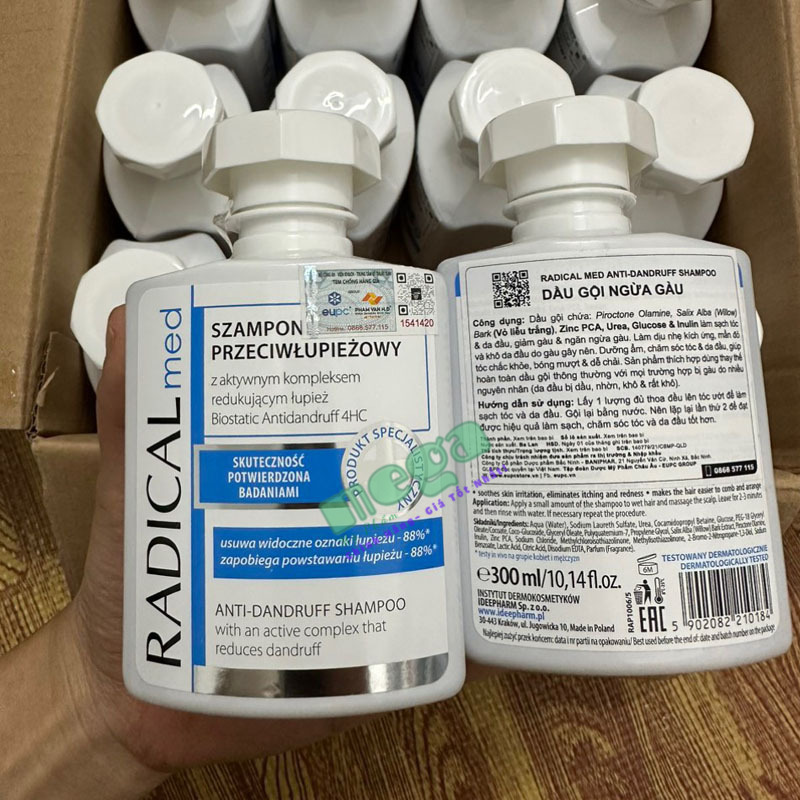 Dầu Gội Radical Med Anti Dandruff Shampoo