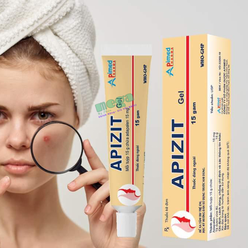 Gel Trị Mụn Apizit Gel 15g