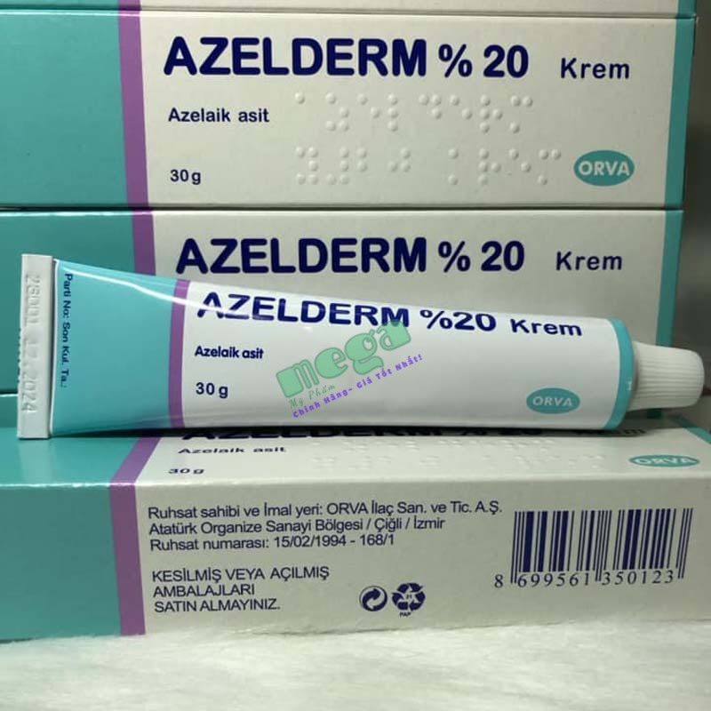 Kem Dưỡng Azlderm 20% Azelaic Acid.