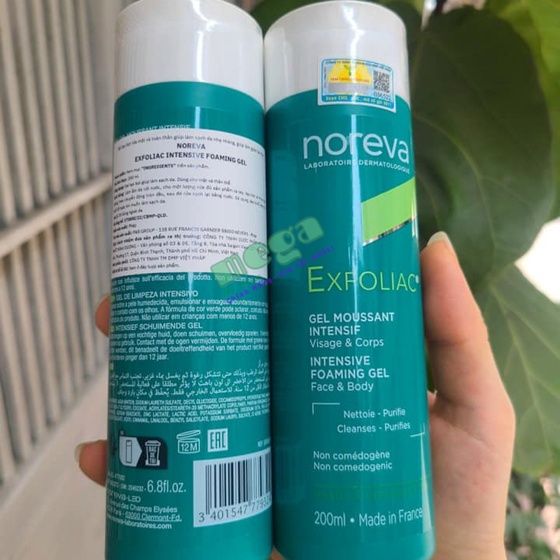 Noreva Exfoliac Intensive Foaming Gel 200ml