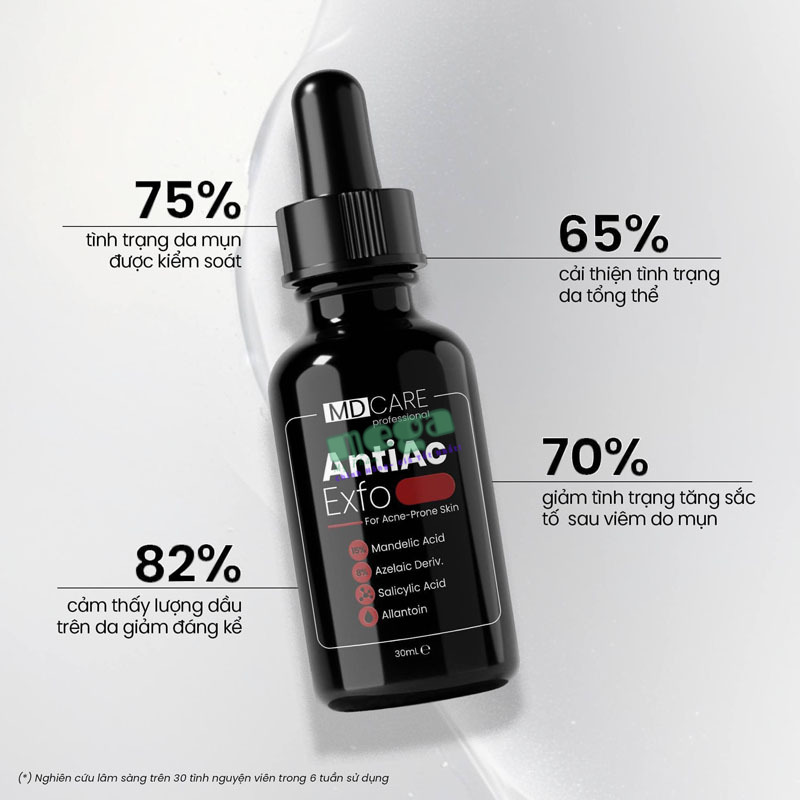 Tẩy Tế Bào Chết MD CARE Antiac Exfo 30ml