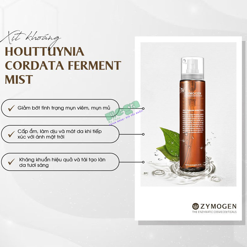 Xịt Khoáng Zymogen Houttuynia Cordata Ferment Mist