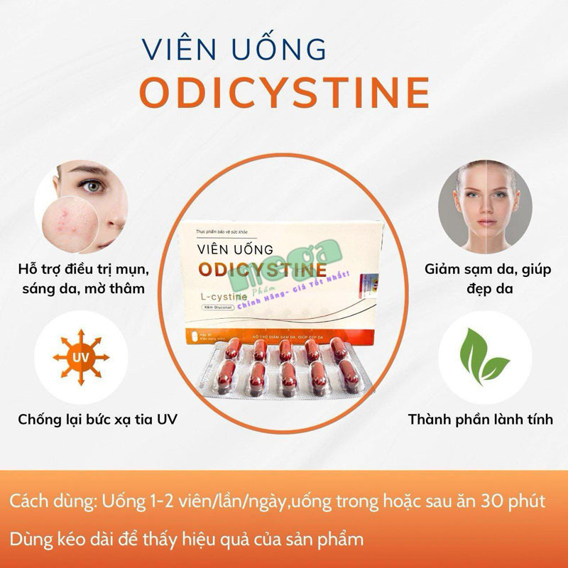 Viên Uống Dưỡng Trắng ODICYSTINE