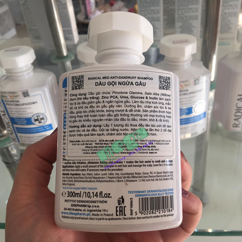 Dầu Gội Radical Med Xanh