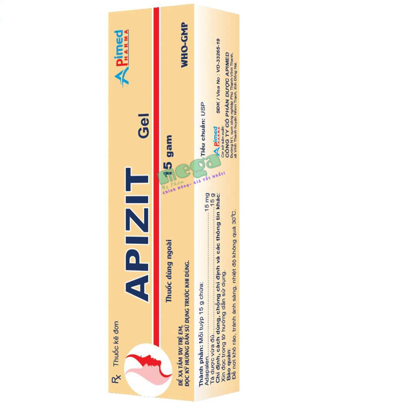 Gel Trị Mụn Apizit Gel 15g