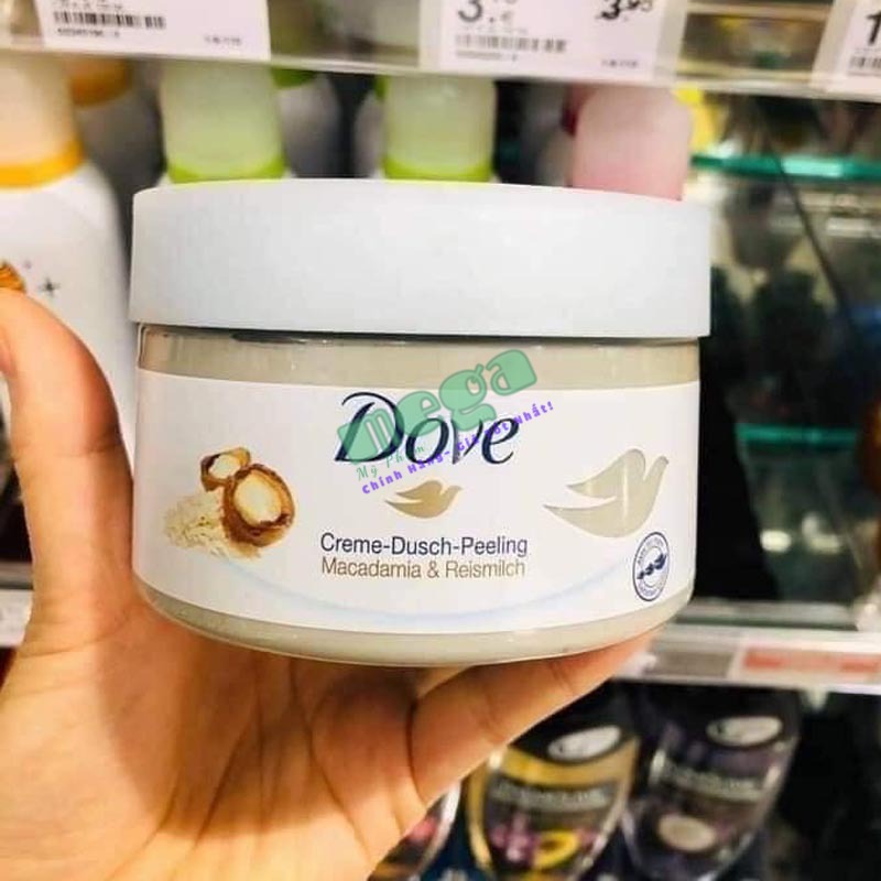 Tẩy tế bào chết Dove Creme Dusch Peeling Maca