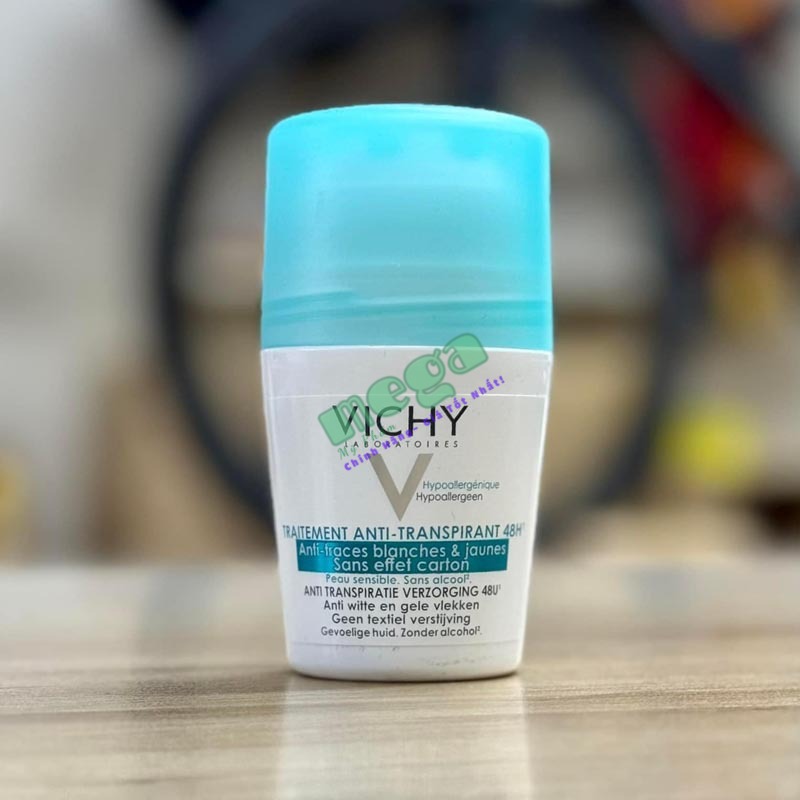 Lăn Khử Mùi Vichy 48h Xanh