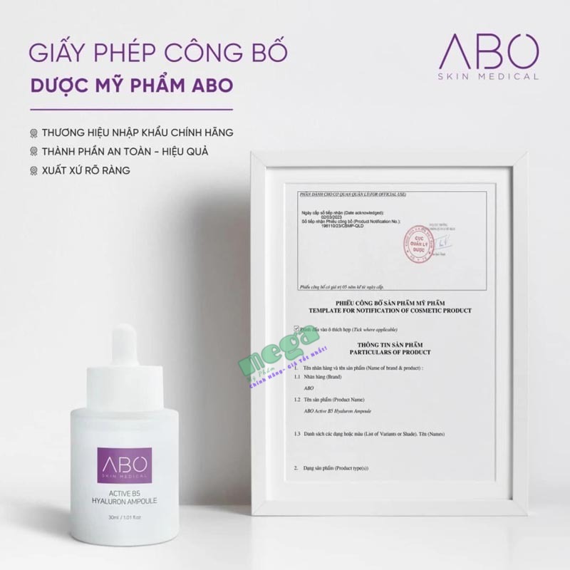 Tinh chất ABO Active B5 Hyaluron Ampoule