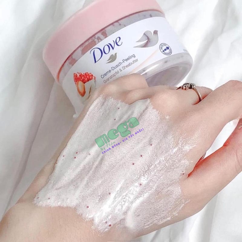 Tẩy da chết Body Dove Lựu Đỏ