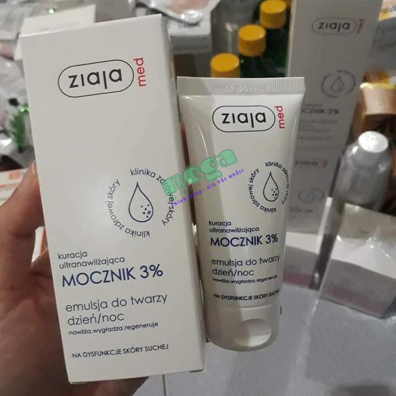 Nhũ tương mềm da Ziaja Med 3% Urea Emulsion