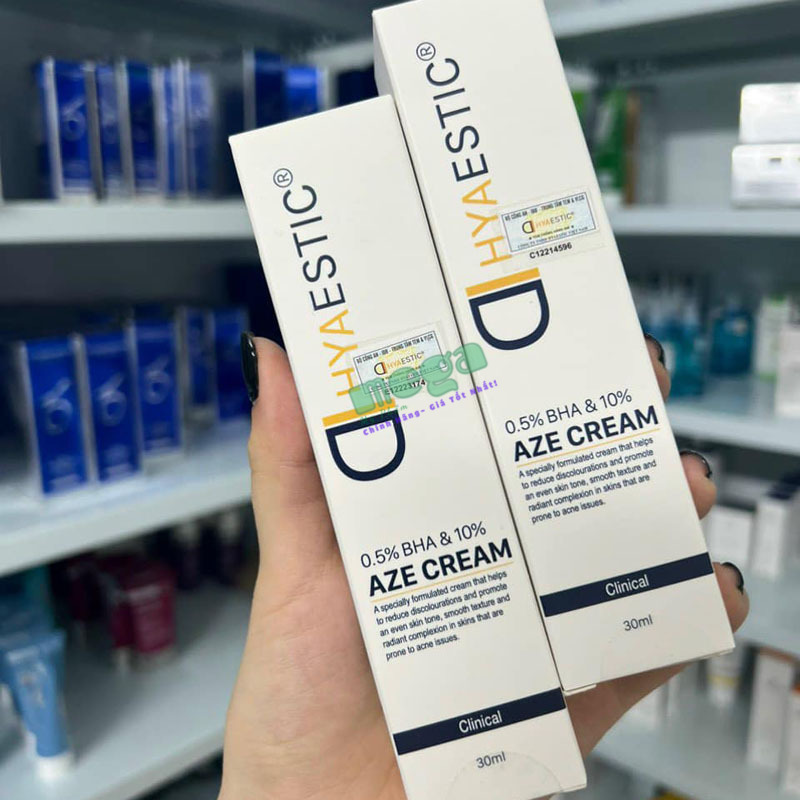 Kem Ngừa Thâm Hyaestic 0,5% BHA & 10% Aze Cream
