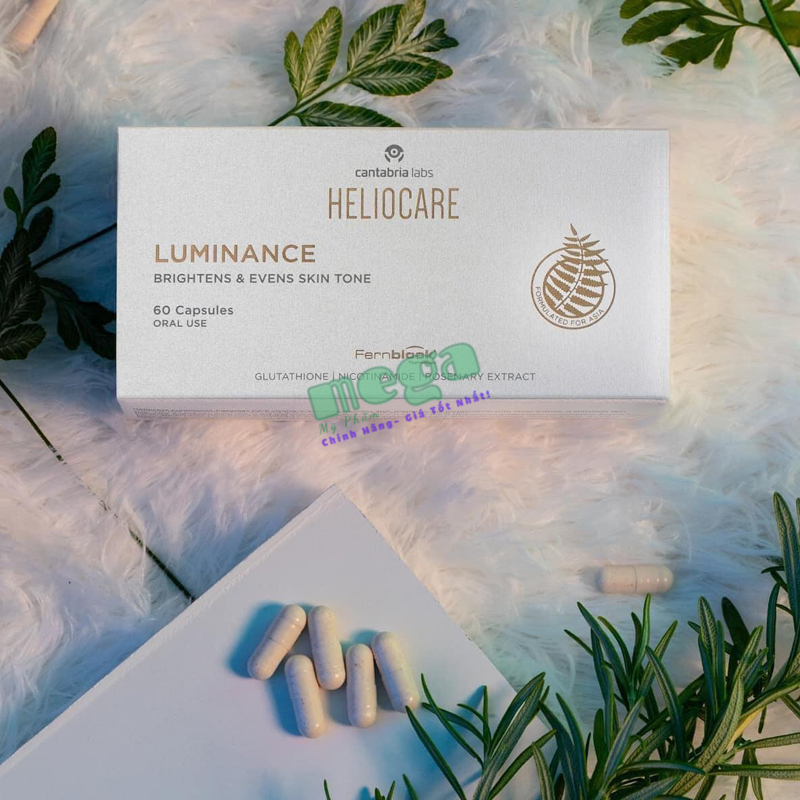 Viên Uống Heliocare Luminance Brightens And Evens Skin Tone