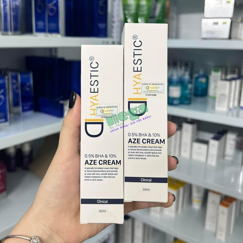 Kem Trị Mụn Hyaestic 0,5% BHA & 10% Aze Cream