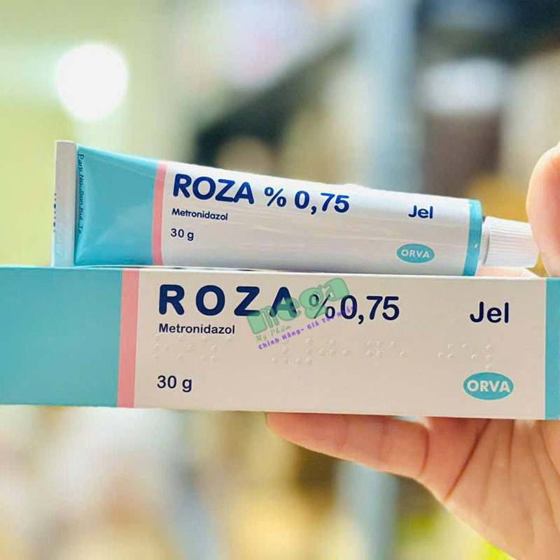 Kem Trị Mụn MRoza 0.75% Jel Metronidazol 30g