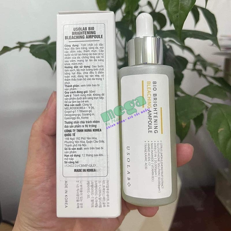 Serum Dưỡng Trắng Bio Brightening Bleaching Ampoule