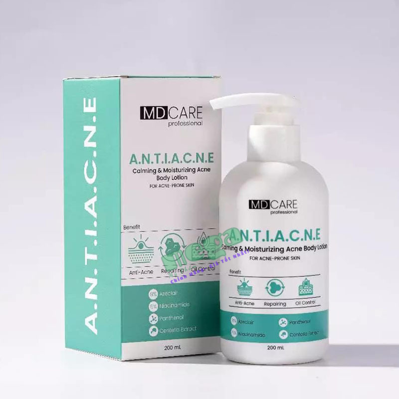 MD CARE Calming & Moisturizing Acne Body Lotion