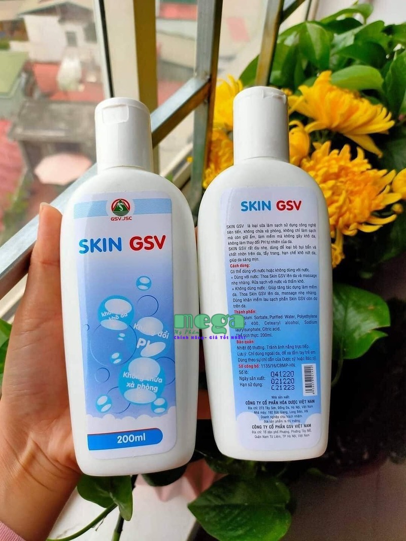 Sữa Rửa Mặt Skin GSV