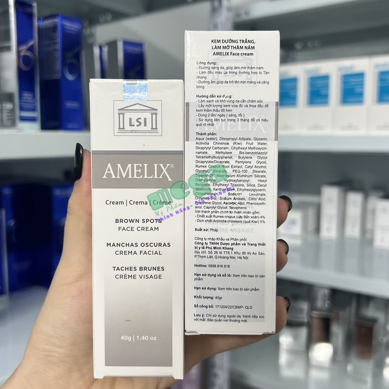  Kem làm mờ thâm nám AMELIX Face Cream