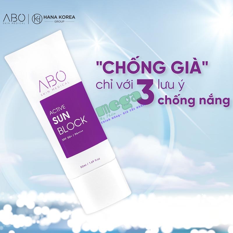 Kem Chống Nắng ABO Active Sun Block