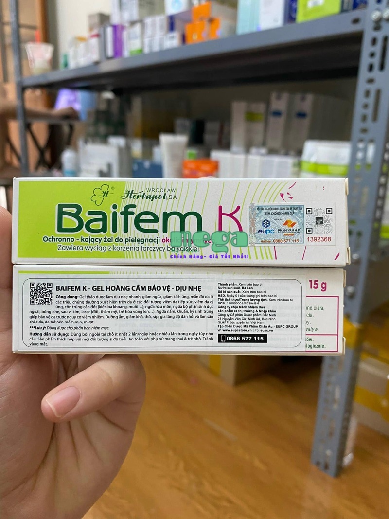 Gel Dưỡng Ẩm Baifem K