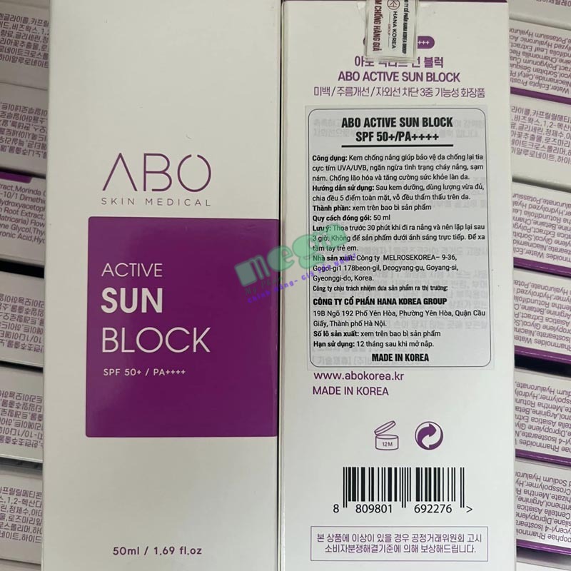 ABO Active Sun Block